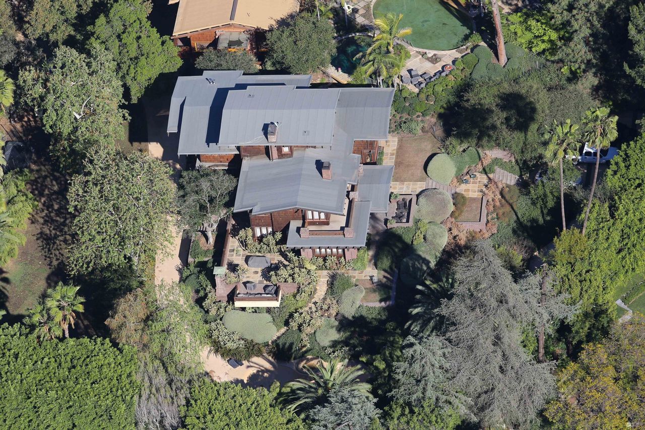Dom Angeliny Jolie i Brada Pitta w Los Angeles w dzielnicy Loz Feliz