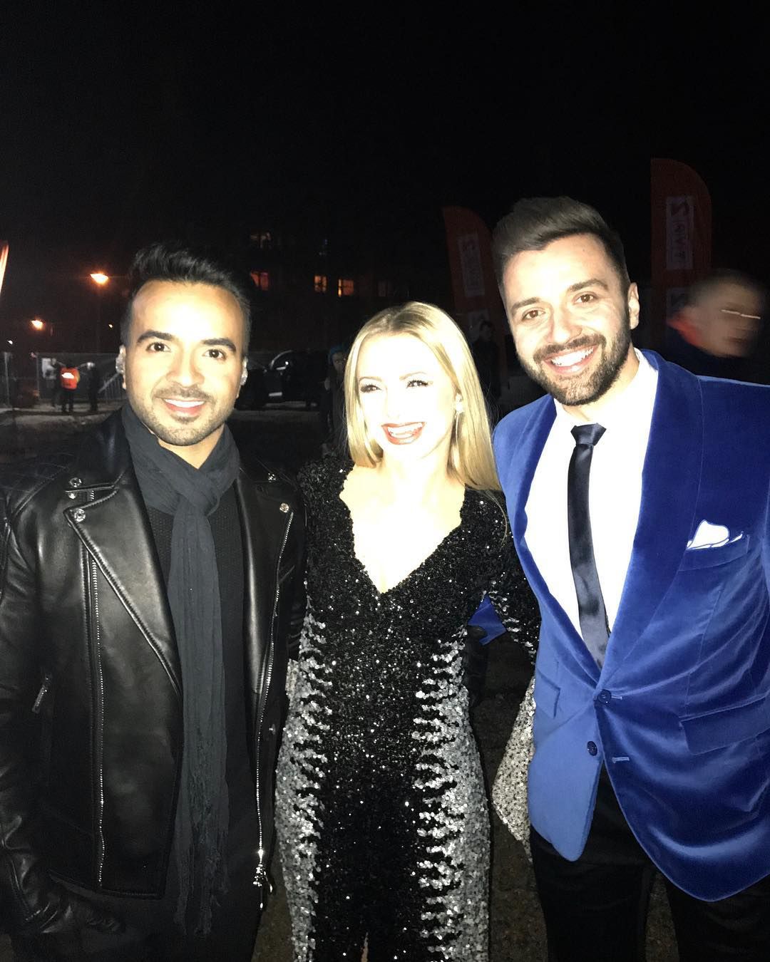 Luis Fonsi i Barbara Kurdej-Szatan z mężem - Sylwester 2017