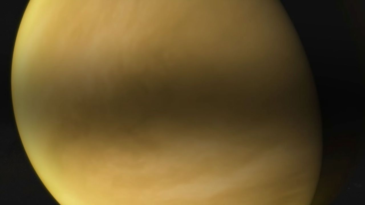 Fragment wizualizacji planety Wenus 