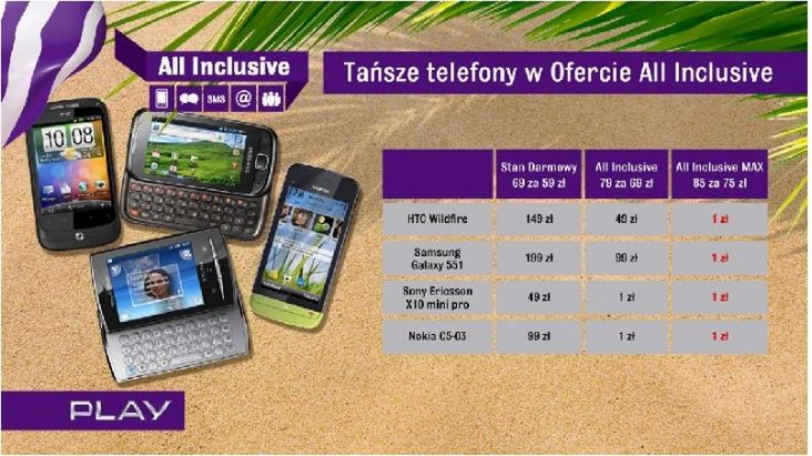 PLAY - Taryfy All Inclusive z nielimitowanym dostępem do Internetu 3