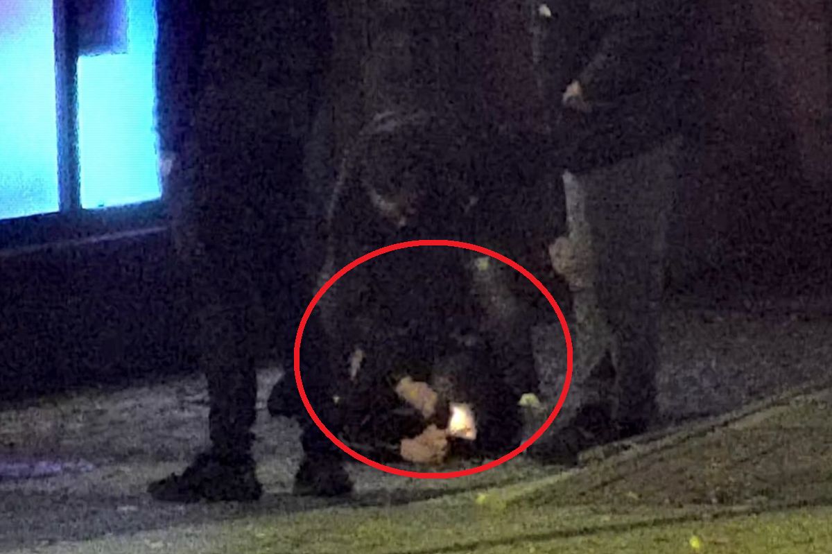 Zauważyli grupę mężczyzn. Nagle doszło do ataku