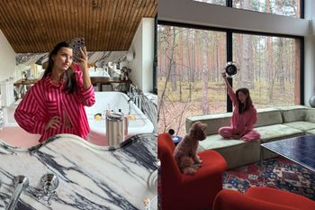 Julia Wieniawa odsłania kolejne wnętrza domu w lesie. Ależ LUKSUS [ZDJĘCIA]