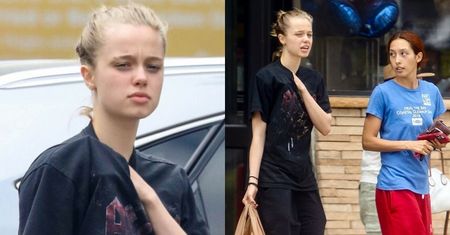 Shiloh Jolie załatwia sprawunki w towarzystwie NOWEJ DZIEWCZYNY. Niedawno wyprowadziła się z domu rodzinnego