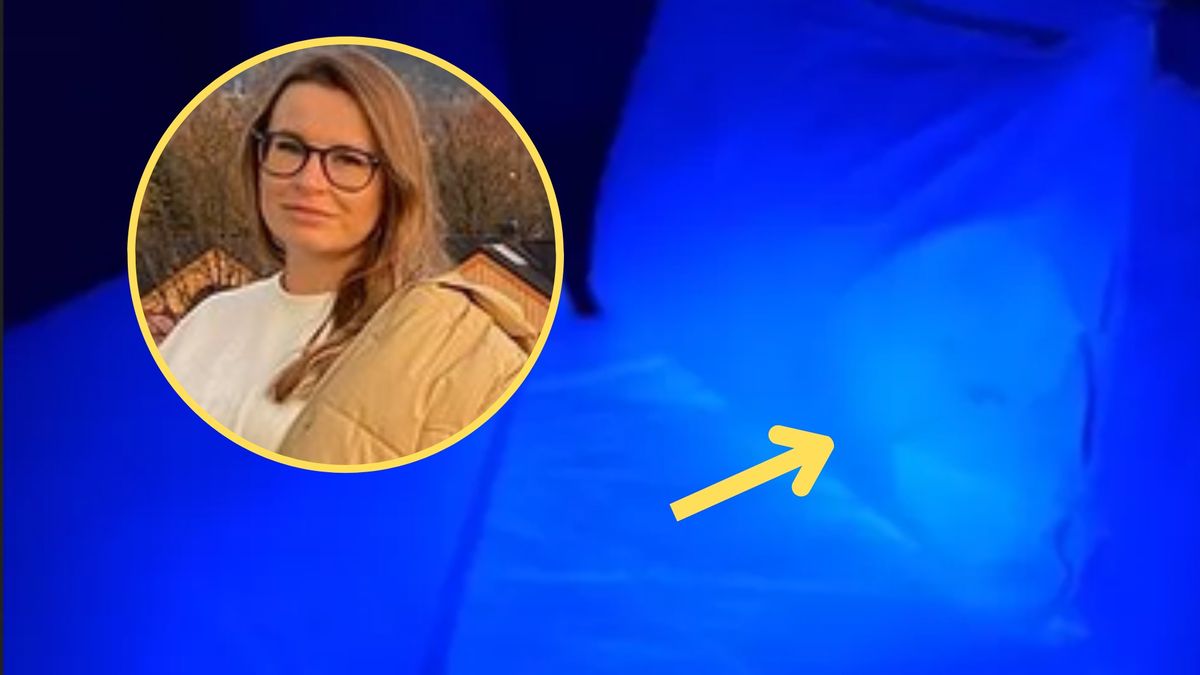 Kobieta zabrała do hotelu latarkę UV