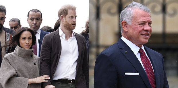 Rodzina królewska Jordanii OLAŁA Meghan Markle i księcia Harry'ego: "To pseudo-królewska wizyta"