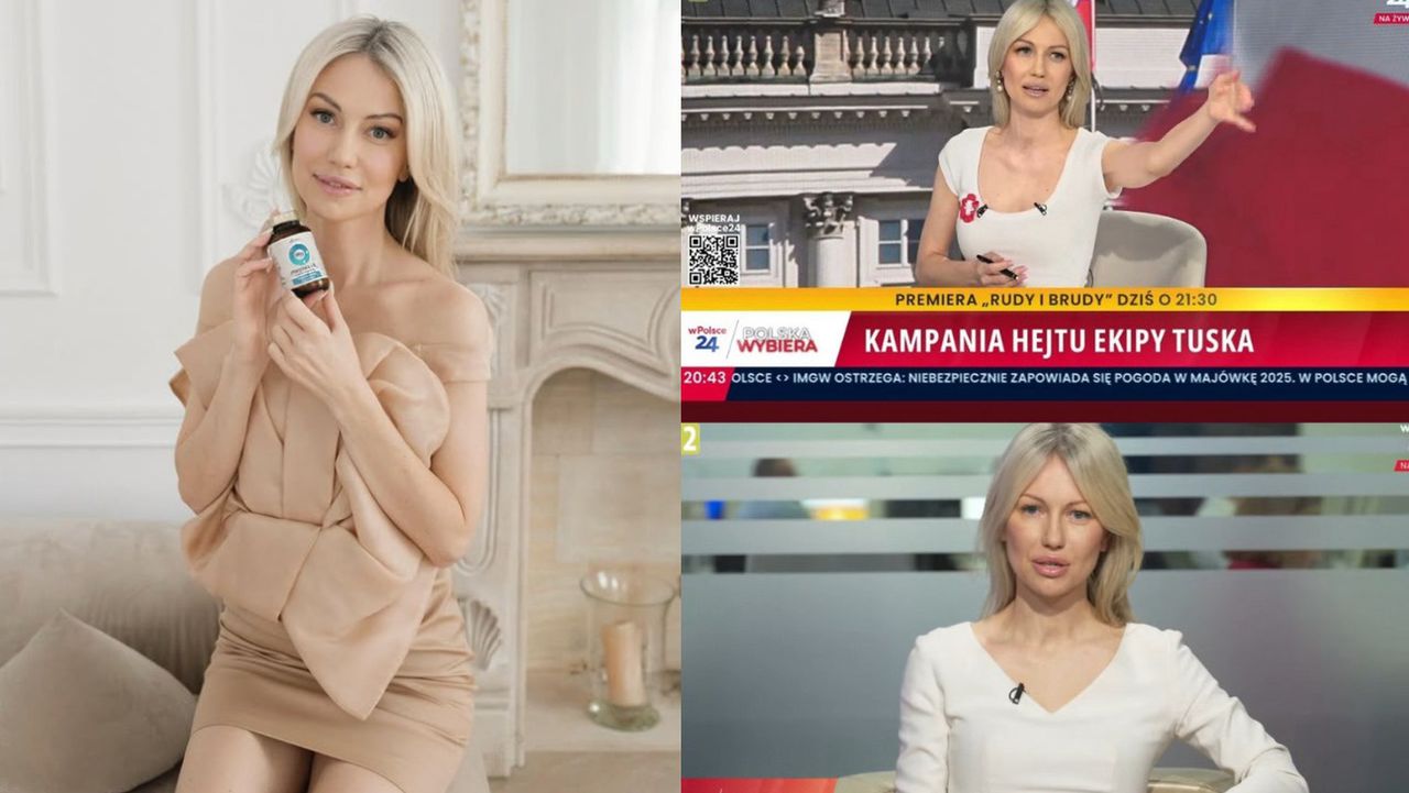 Nowa twarz Magdaleny Ogórek. Przepytuje polityków i promuje suplementy na Instagramie