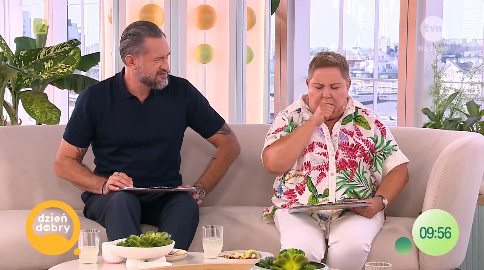 Dorota Wellman i Marcin Prokop w programie "Dzień Dobry TVN"