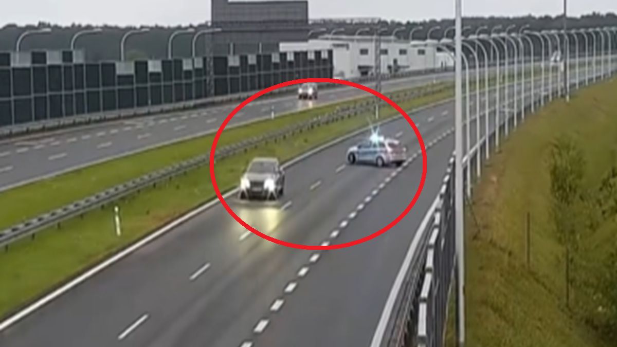 Nagranie z S12 w woj. lubelskim.