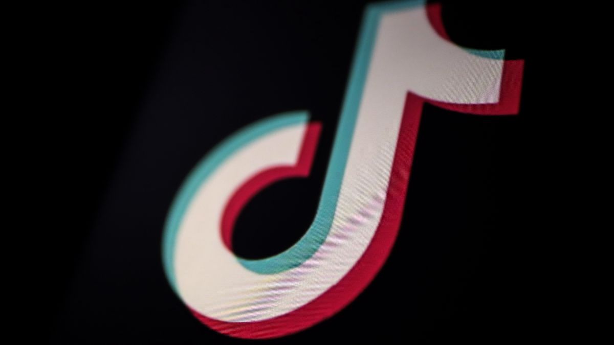Photo illustration concept, TikTok logo . (Photo by Hasan Mrad/UCG/Universal Images Group via Getty Images)