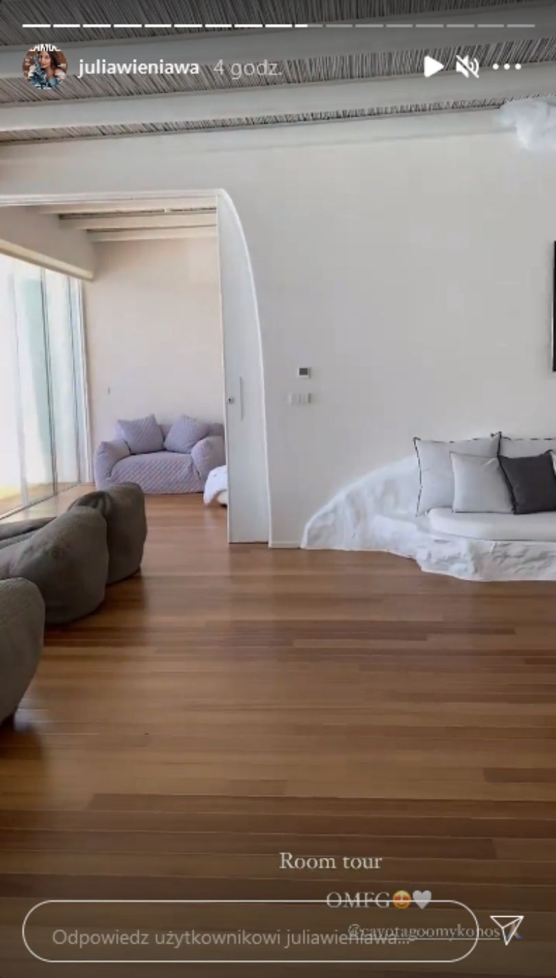Julia Wieniawa relacjonuje pierwszy dzień wakacji na Mykonos