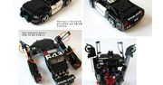 Barricade - imponujący transformers z klocków Lego