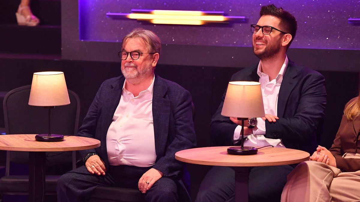 Edward Miszczak, Piotr Zak
Warszawa, 2024-05-05. Taniec z Gwiazdami XIV edycja Polsat - final. n/z:  Edward Miszczak, Piotr Zak 
Dostawca: FOTON/PAP
FOTON/PAP
Polska, Poland, 14, 14., Dancing with the Stars, edycja, polsat, program rozrywkowy