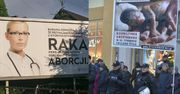 Pod Krakowem stanął billboard, który straszy... RAKIEM MÓZGU ZA DOKONANIE ABORCJI!