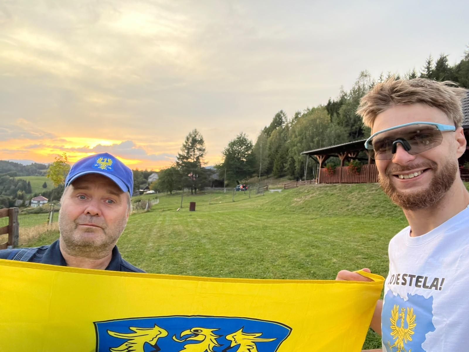 Jakub Heisig na trójstyku Polski, Czech i Słowacji. 