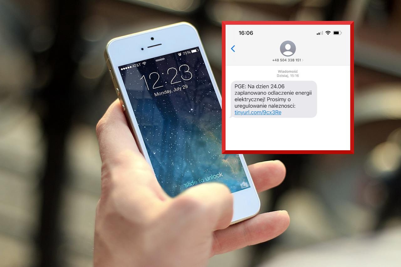 SMS od "PGE". Tego typu wiadomości to oszustwo
