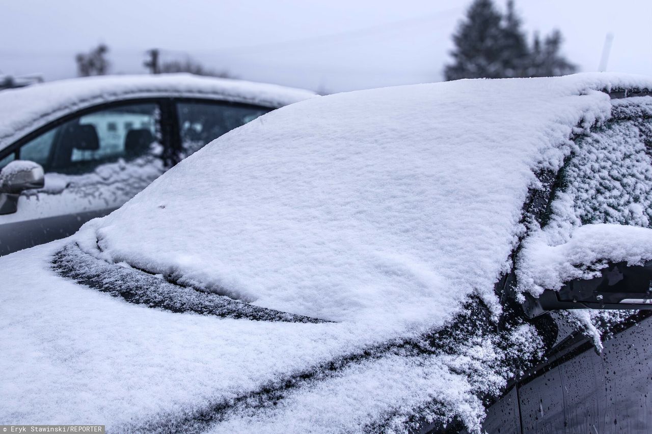 Zima na Warmii i Mazurach. Spadło nawet 18 cm śniegu