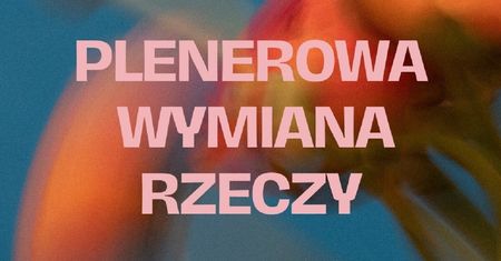 Sąsiedzka plenerowa wymiana ubrań, książek i różności na Czechowie Południe