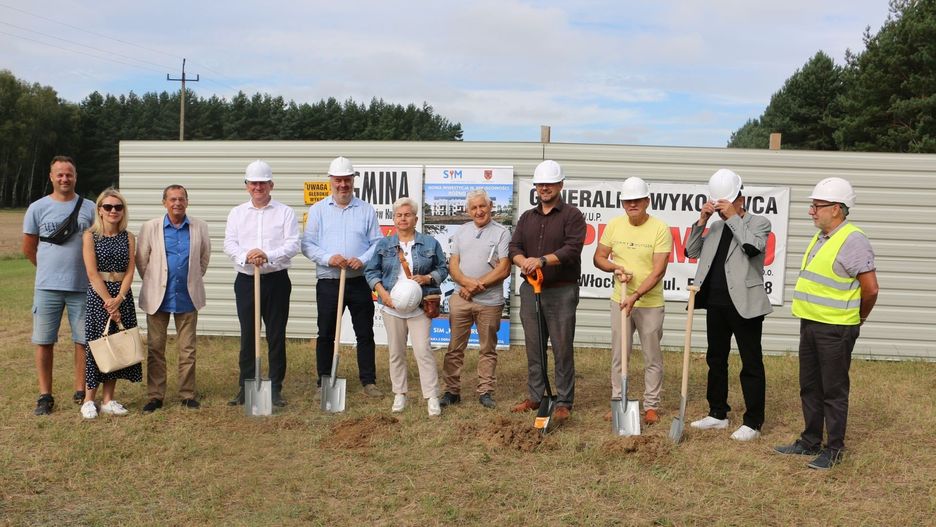 Rozpoczęcie prac budowlanych w Rożnie-Parcelach - tu powstaną nowe mieszkania w ramach programu SIM.