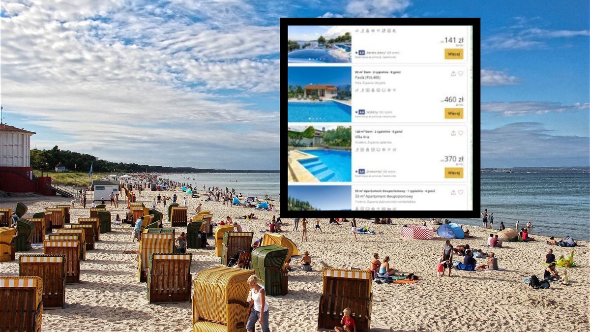 Urlop nad Morzem Bałtyckim jest droższy niż wakacje w Chorwacji