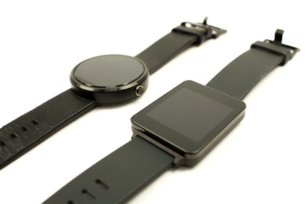 Motorola Moto 360 i LG G Watch