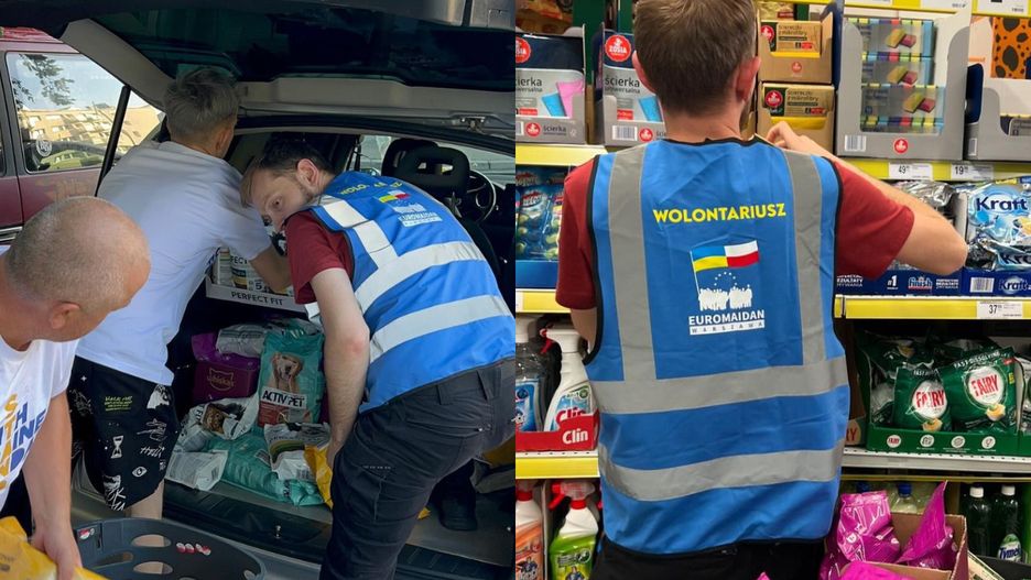 Ukraińcy pomagają powodzianom