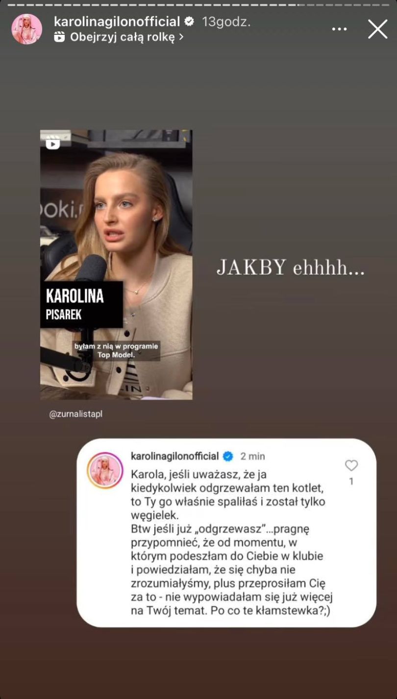 Karolina Pisarek uderza w Karolinę Gilon. Poszło o "aferę kopertową"