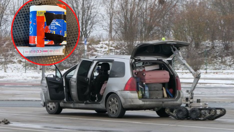 Podejrzany obiekt w aucie Rosjanina