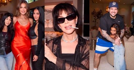 70-letnia Kris Jenner świeci naciągniętą twarzą na urodzinach Khloe. Wpadł też dawno niewidziany Rob (ZDJĘCIA)