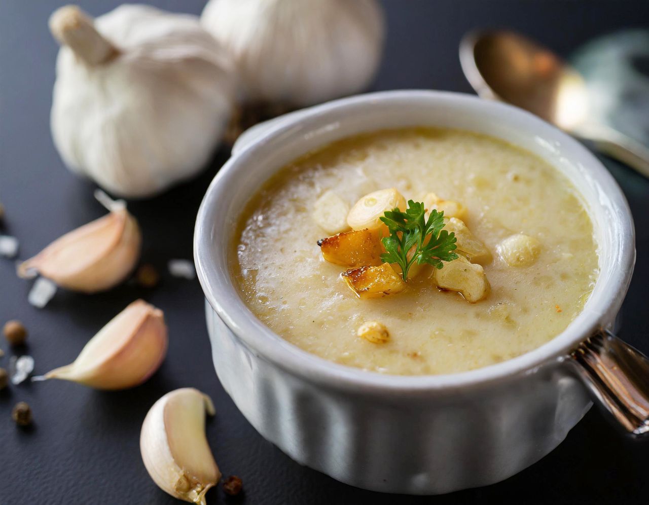 Garlic soup: A flavorful remedy for winter colds