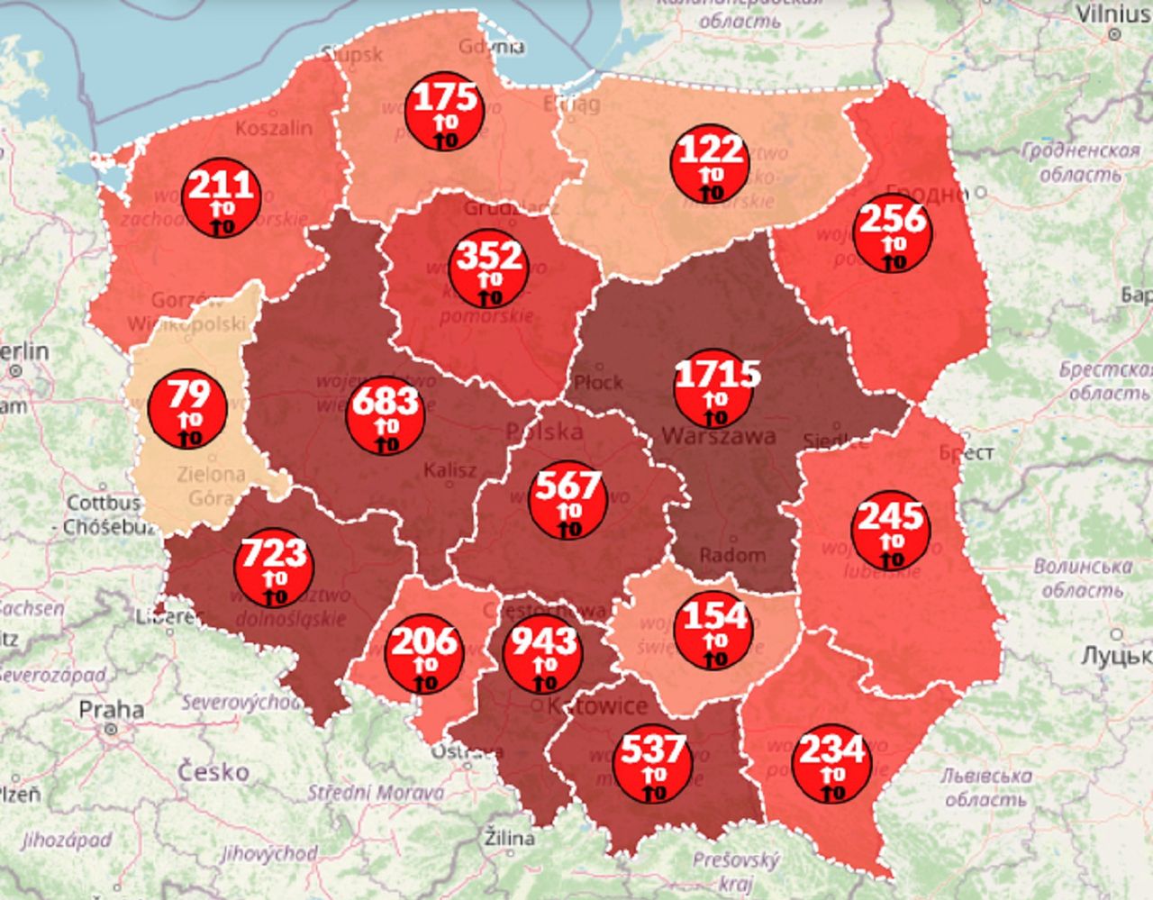 Koronawirus w Polsce. Przybywa chorych na COVID-19. Na świecie blisko 2 mln zarażonych [Mapa]