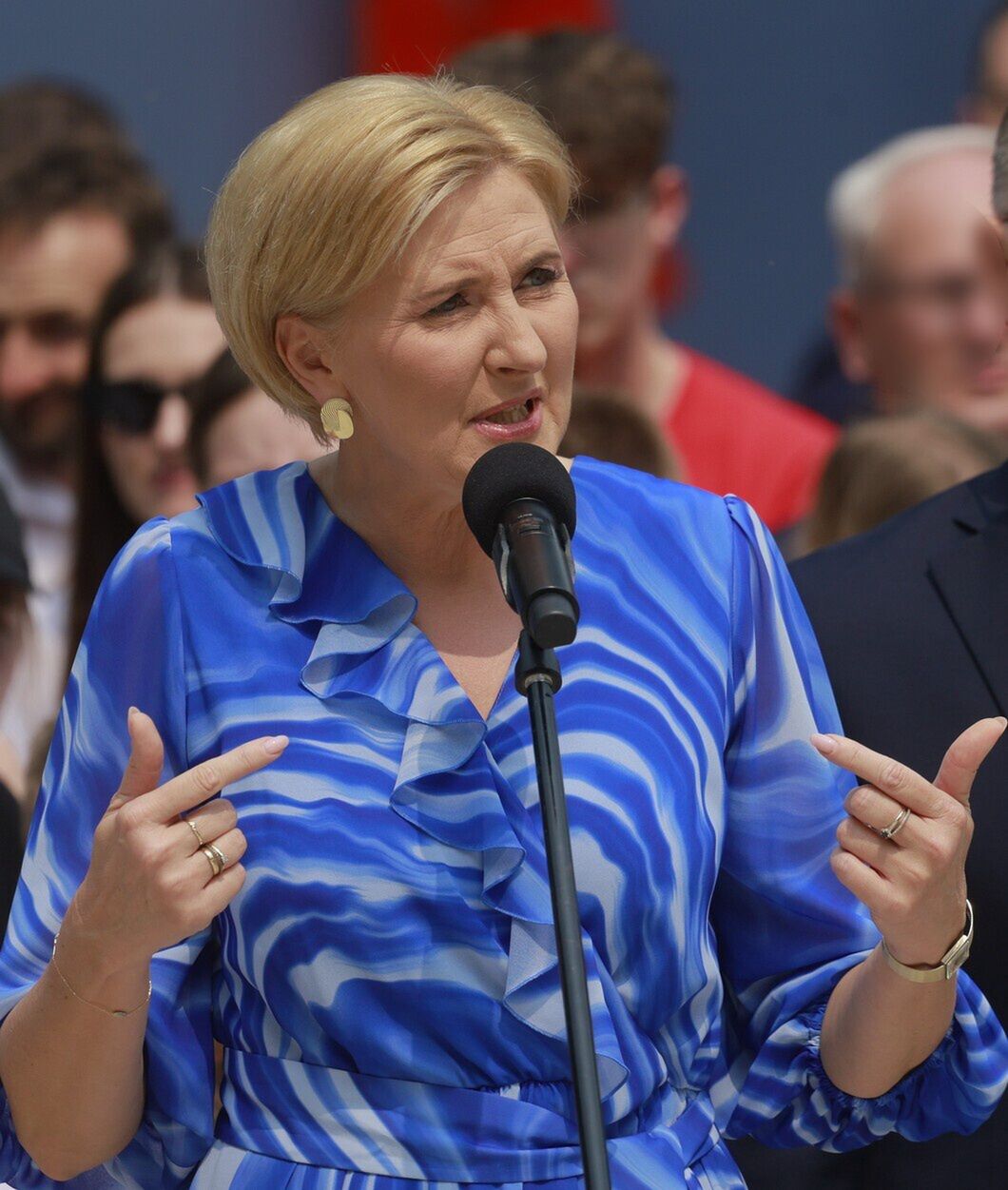 Agata Duda na evencie w ogrodach Pałacu Prezydenckiego