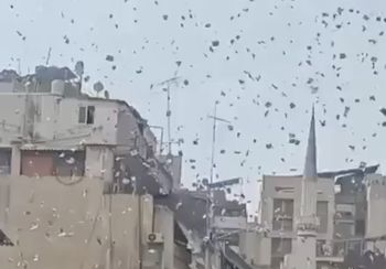 Z nieba spadały ulotki. Izrael i ostateczne ostrzeżenie