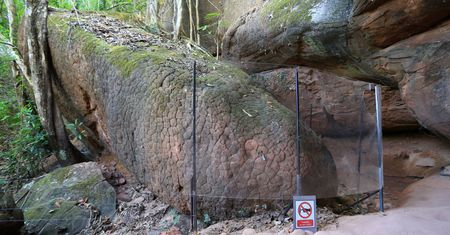 Gigantyczna skała w kształcie węża. Turyści oszaleli na jej punkcie