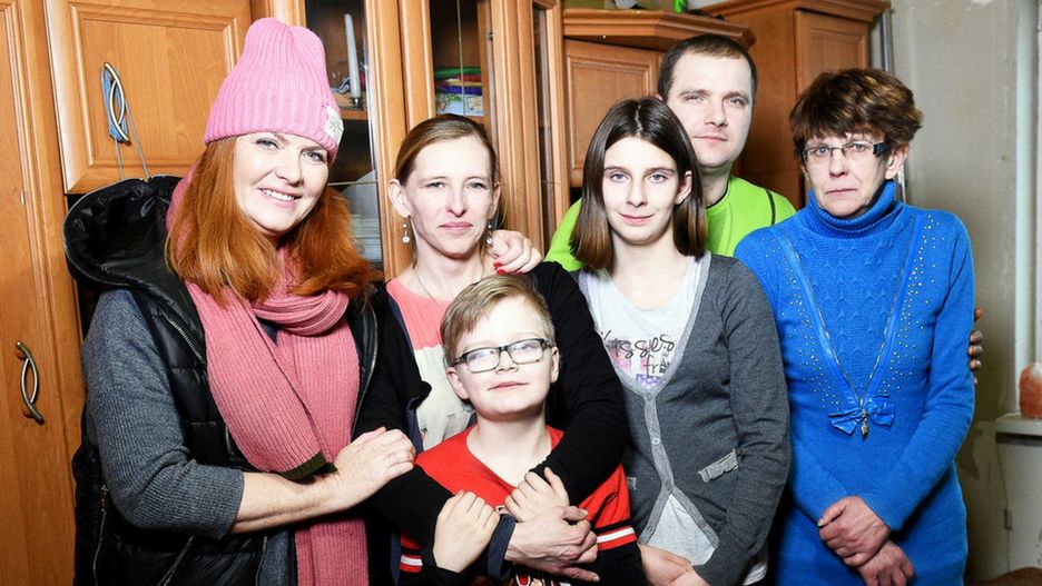 Rodzina z K. Dowbor przed remontem