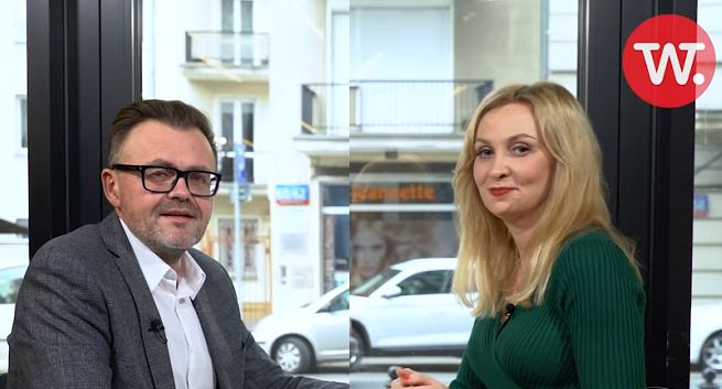 Robert Feluś i Joanna Miziołek w programie „Mówiąc Wprost”