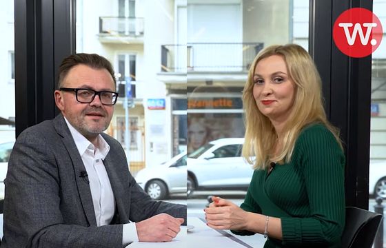 Robert Feluś i Joanna Miziołek w programie „Mówiąc Wprost”