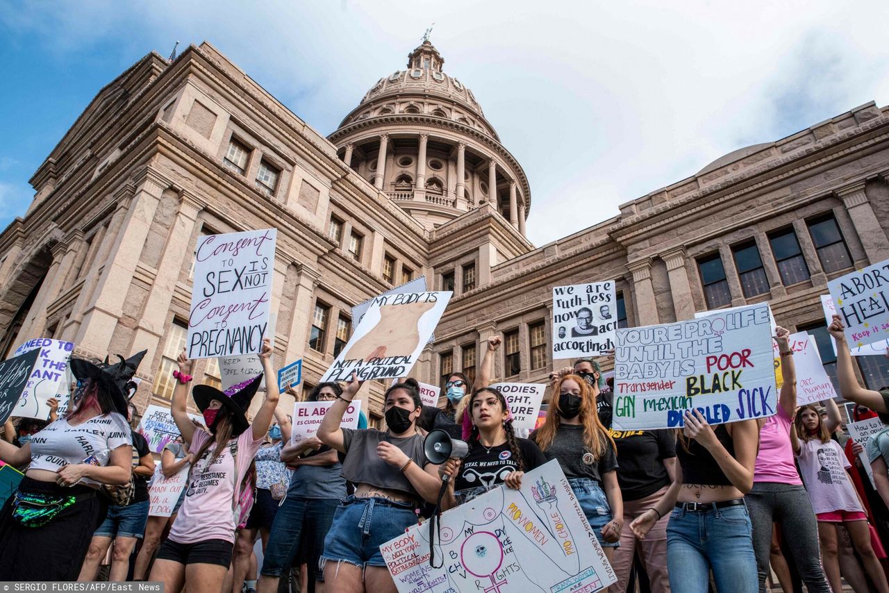 USA. Strajk kobiet przeciwko ustawie antyaborcyjnej 