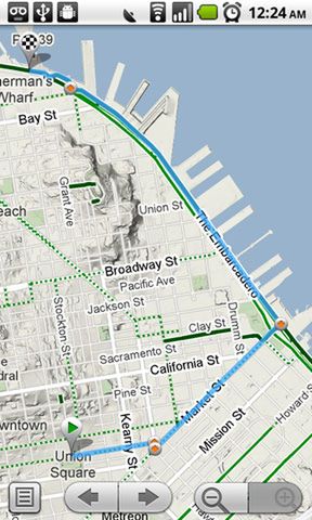 Google Maps dla Androida z planami tras rowerowych 2