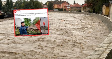 Przez 9 godzin stał na usypanej wysepce. Pomoc nie dotarła