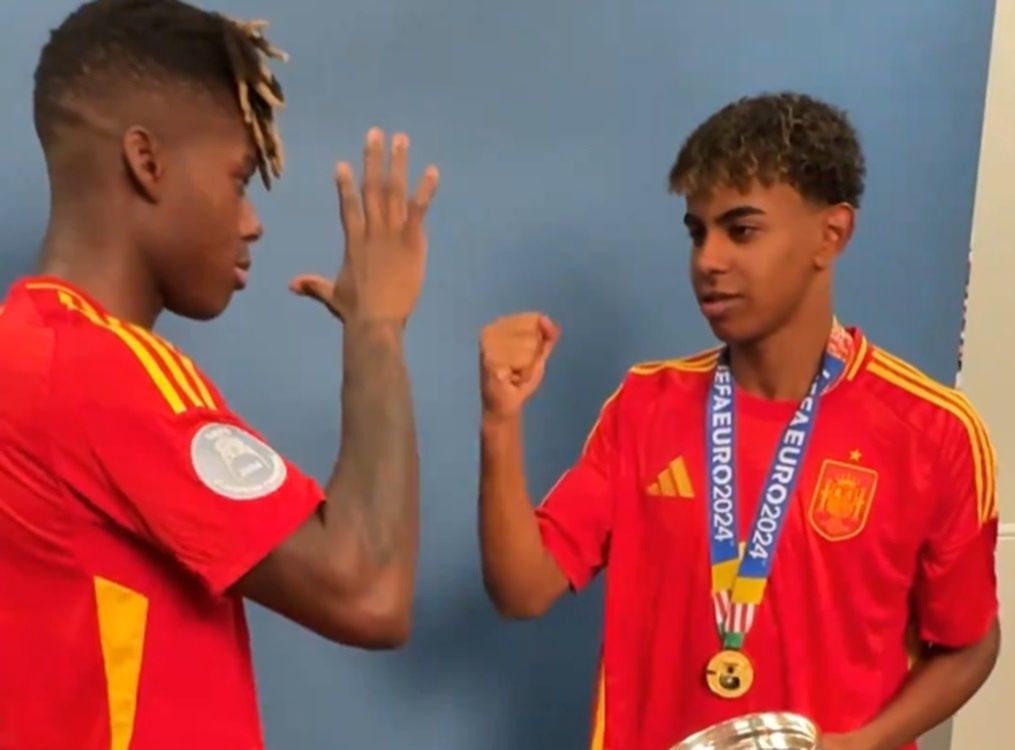 Spain's Euro 2024 triumph: Lamine Yamal and Nico Williams light-hearted duel