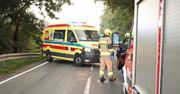 Płowce: Zderzyły się trzy samochody, którymi jechało dziewięć osób. Jest dwoje poszkodowanych, w tym dziecko