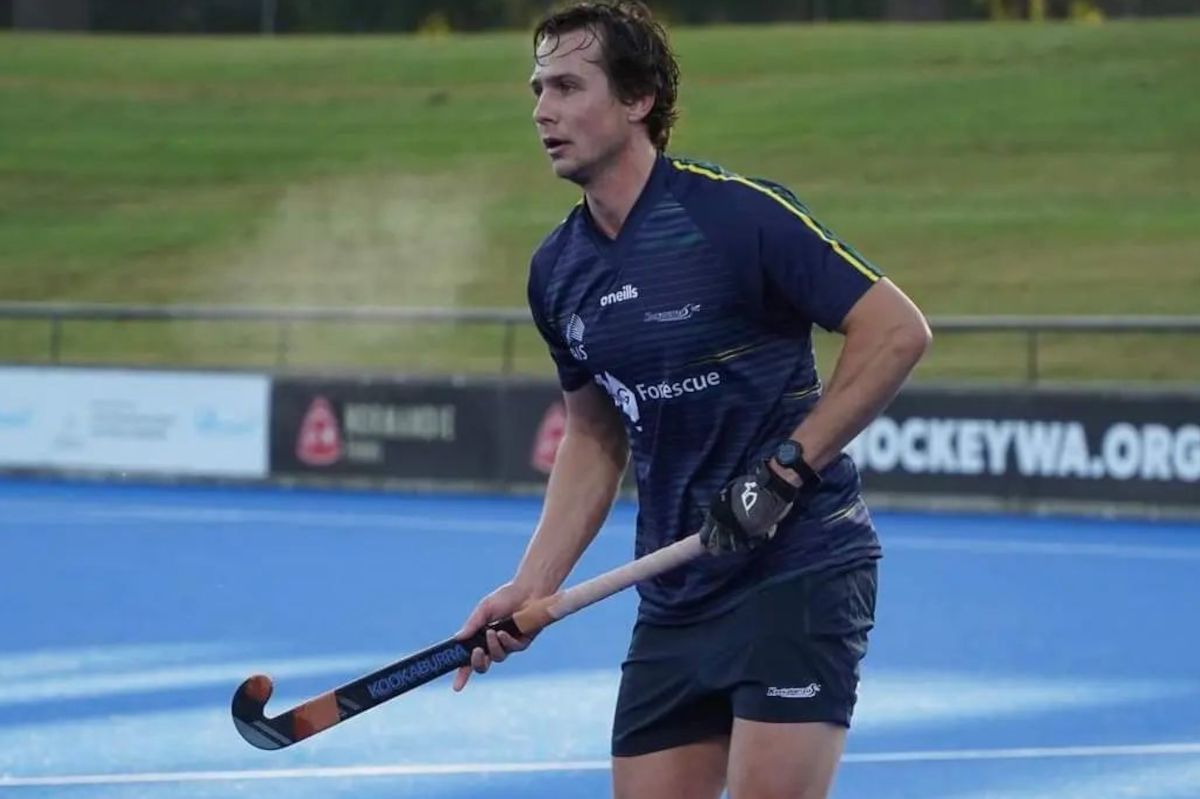 Player of the Australian field hockey team detained in Paris.