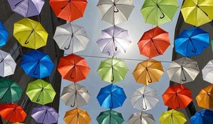 Pszczyna. Kilkaset kolorowych parasolek nad miastem…bez względu na pogodę