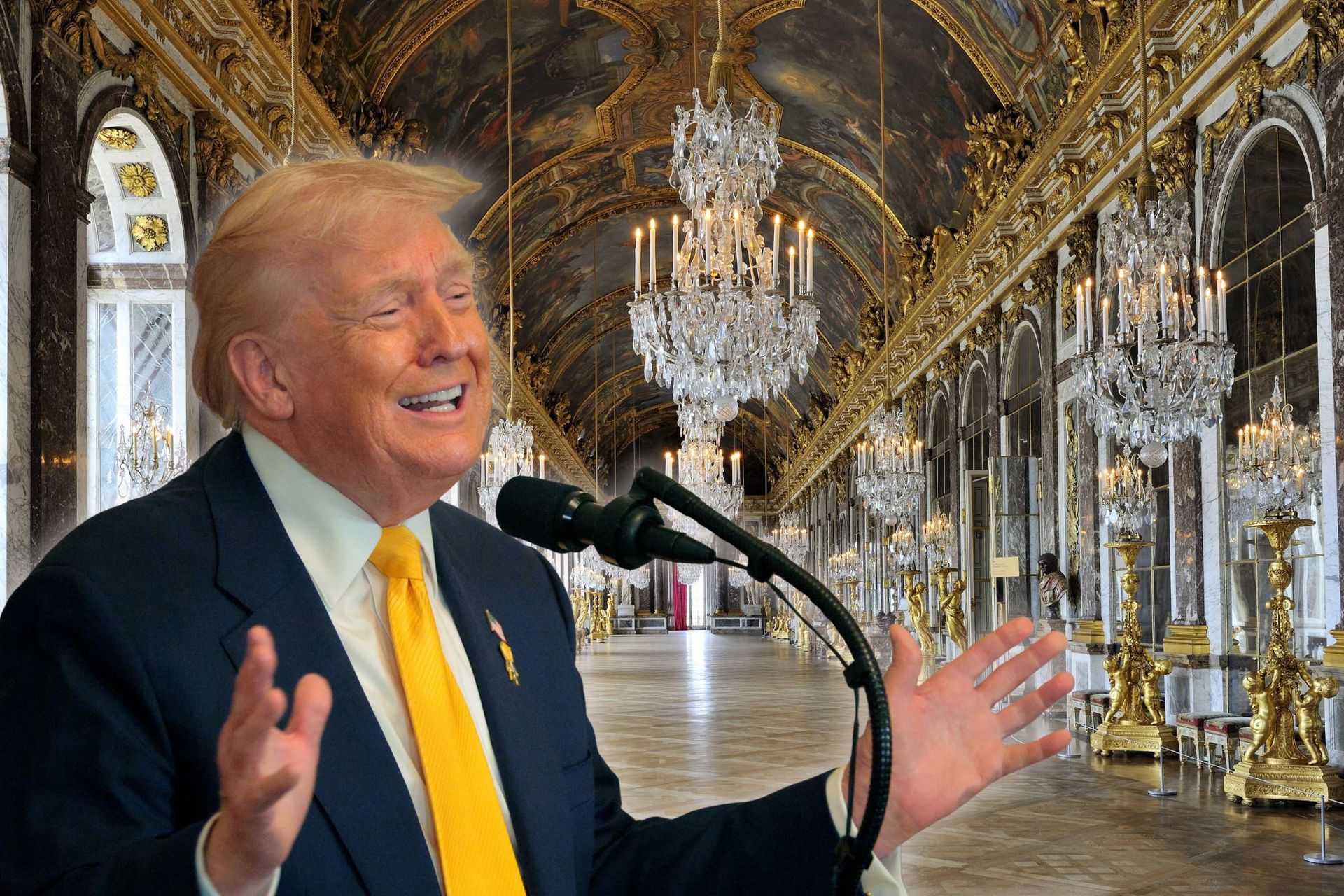 Trump leci na szczyt G7. Zje kolację w Wersalu?