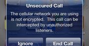iOS 5 informuje o nieszyfrowanych połączeniach
