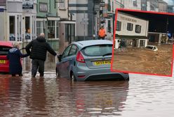 Miasto w Walii znalazło się pod wodą. Dramatyczne nagrania