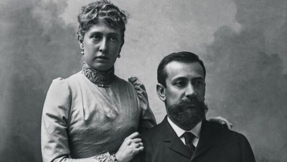 Alice Heine z mężem