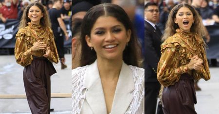 Niezdecydowana Zendaya przybywa na nagranie w dwóch stylizacjach