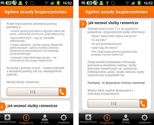 Mobilna aplikacja pomaga udzielać pierwszej pomocy 2