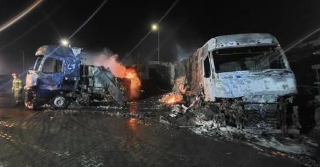 Pożar ciężarówek pod Gliwicami. Nowe ustalenia śledczych